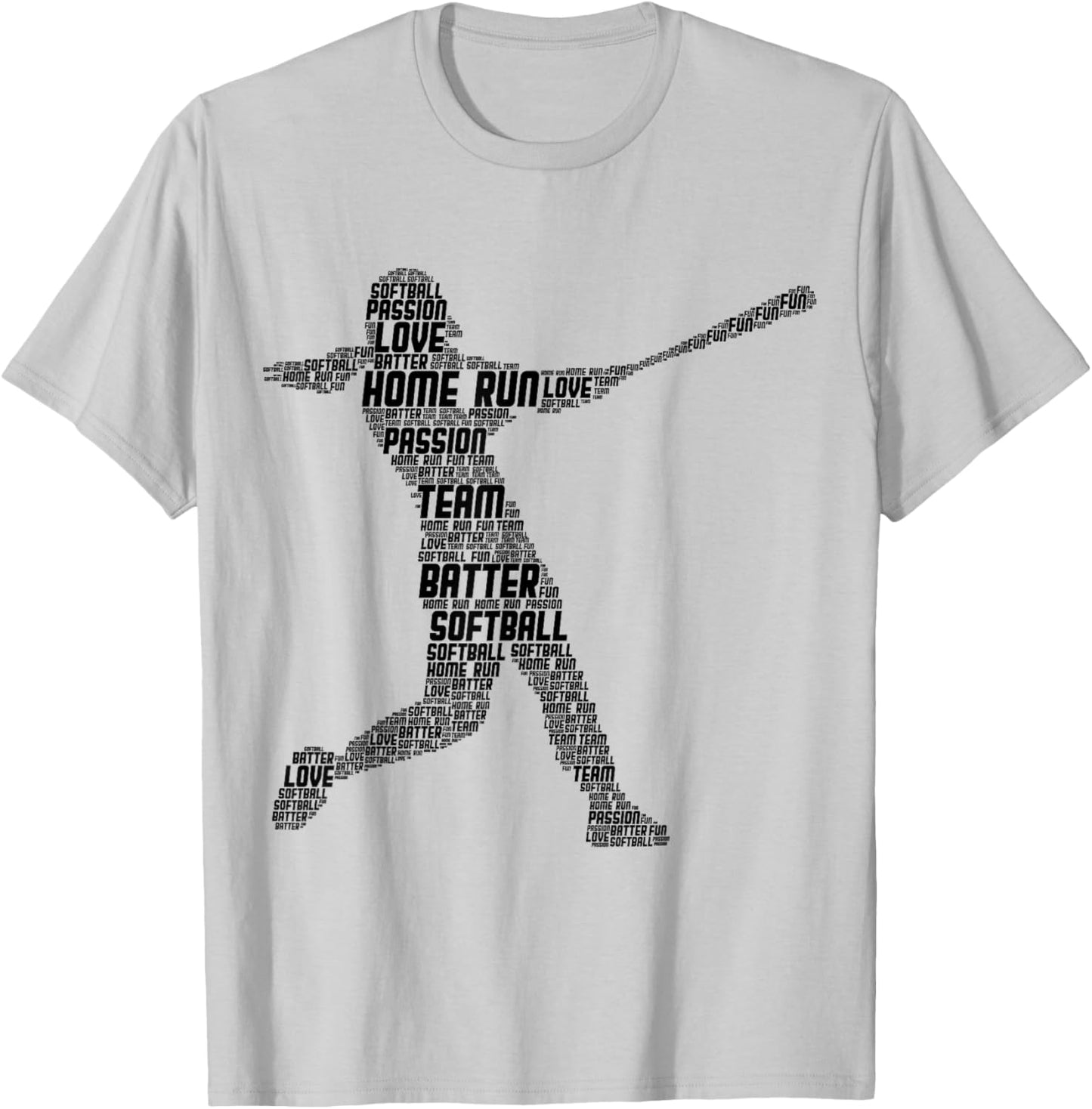 Softball Girl Kids T-Shirt - T-Shirt | Ash