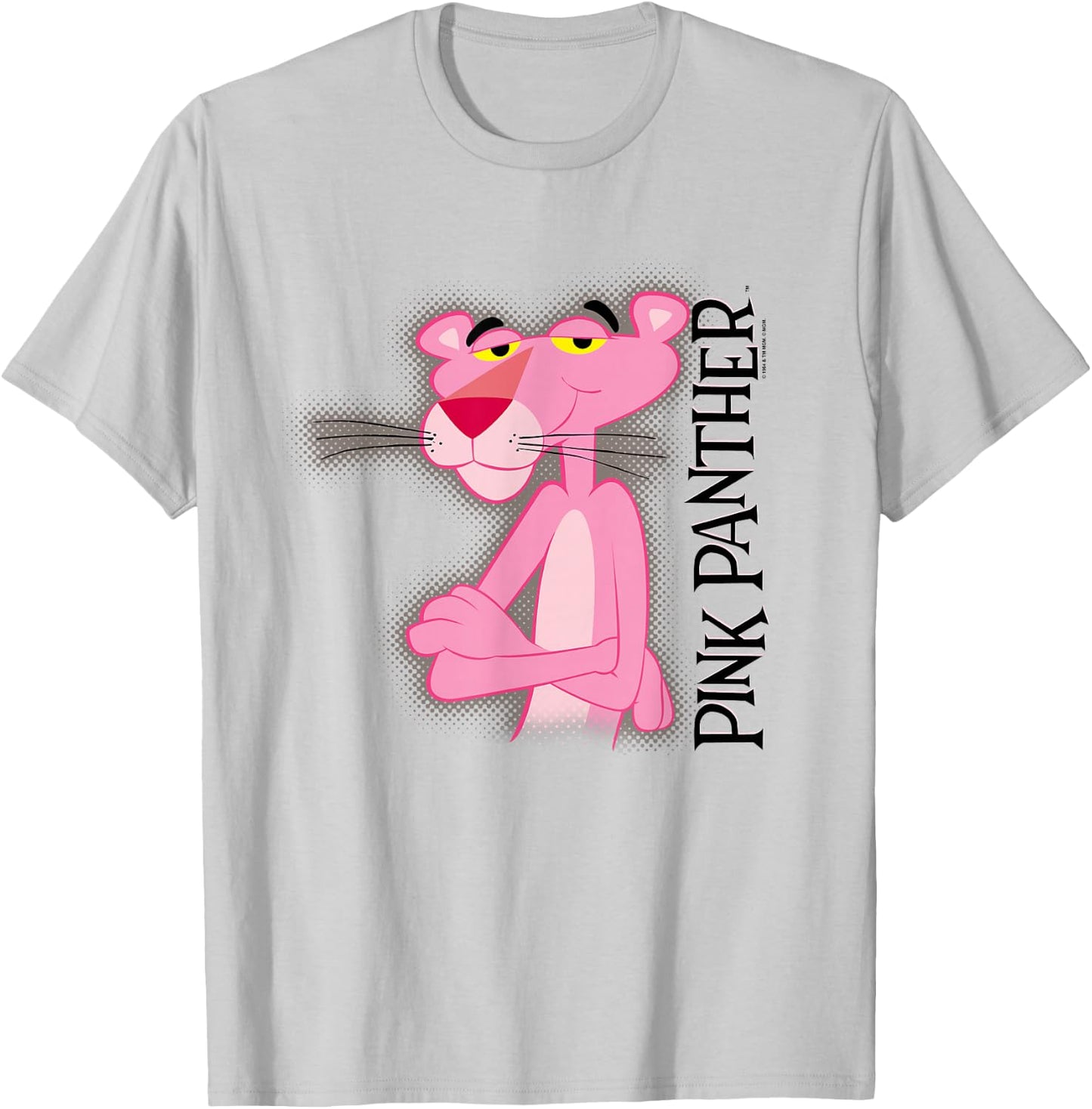 Pink Panther Cool Cat Bling Small T-Shirt - T-Shirt | Ash
