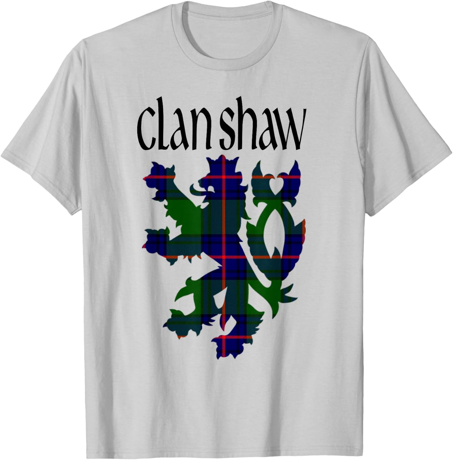 Clan Shaw Tartan Scottish Family Name Scotland Pride T-Shirt - T-Shirt | Ash