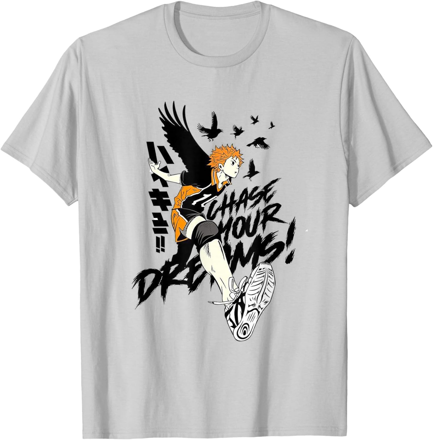 Hinata T-Shirt - T-Shirt | Ash