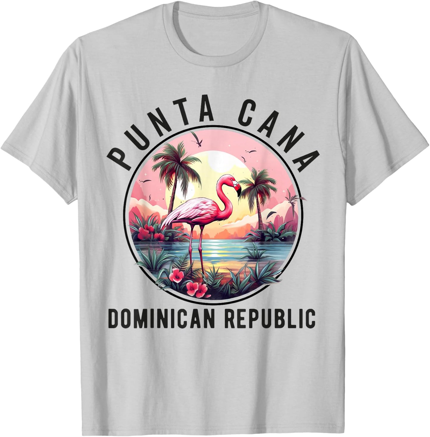 Punta Cana 2025 Family Vacation Matching Dominican Republic T-Shirt - T-Shirt | Ash