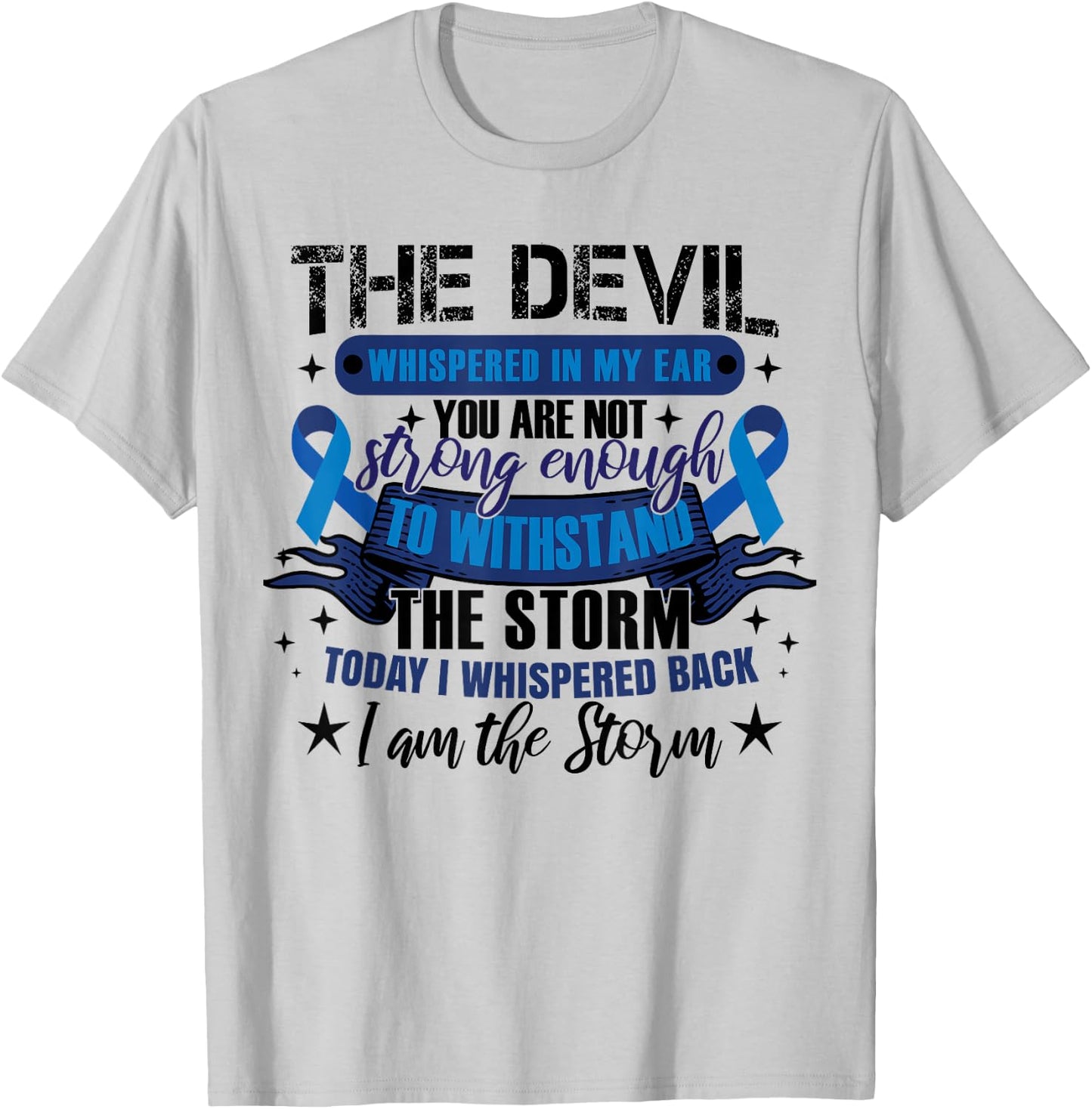 Colon Cancer Fighter T-Shirt - T-Shirt | Ash
