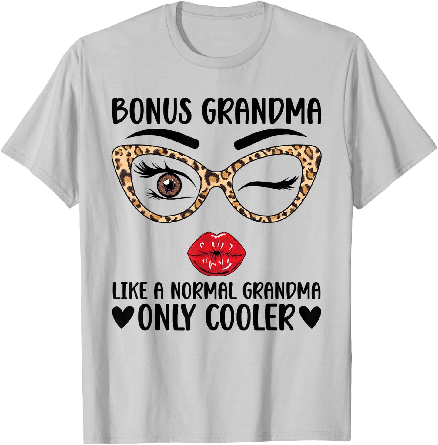 Bonus Grandma Cool Bonus Grandmother Step Grandma T-Shirt - T-Shirt | Ash