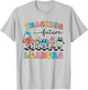 Retro Teaching Future Leaders Groovy Teacher Back To School Men Women Girls Kids T-Shirt - T-Shirt | Ash