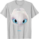 DreamWorks Dragons Light Fury Big Face Costume 3D T-Shirt - T-Shirt | Ash