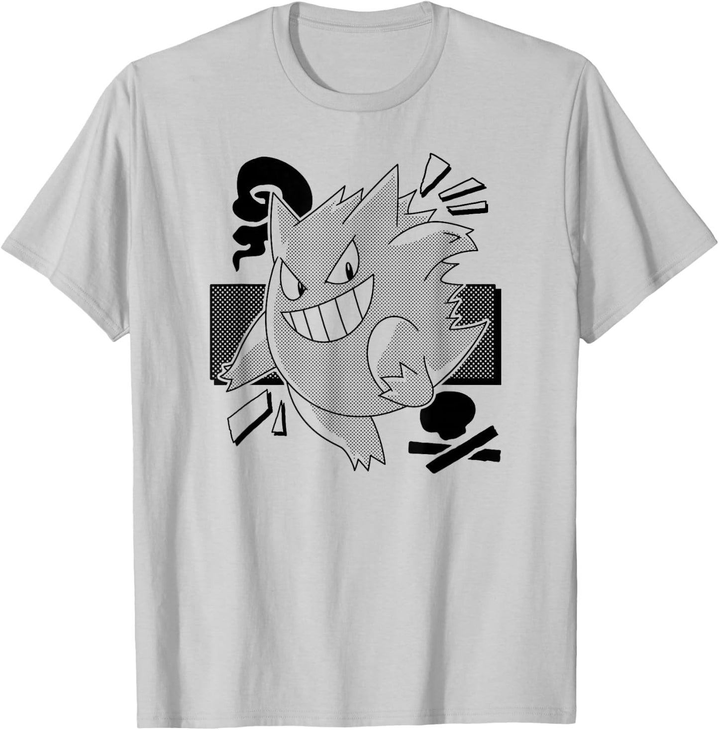 Pokémon - Gengar Manga T-Shirt - T-Shirt | Ash