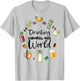 Drinking Around The World Vacation Drinking Showcase Funny T-Shirt - T-Shirt | Ash