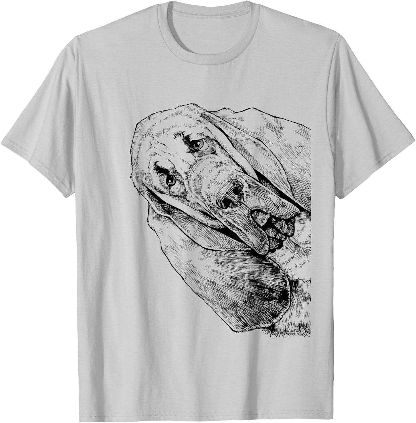 Bloodhound Mom Dog Dad My Dog Tilts His Head Just Like You Men Women Kids T-Shirt - T-Shirt | Ash