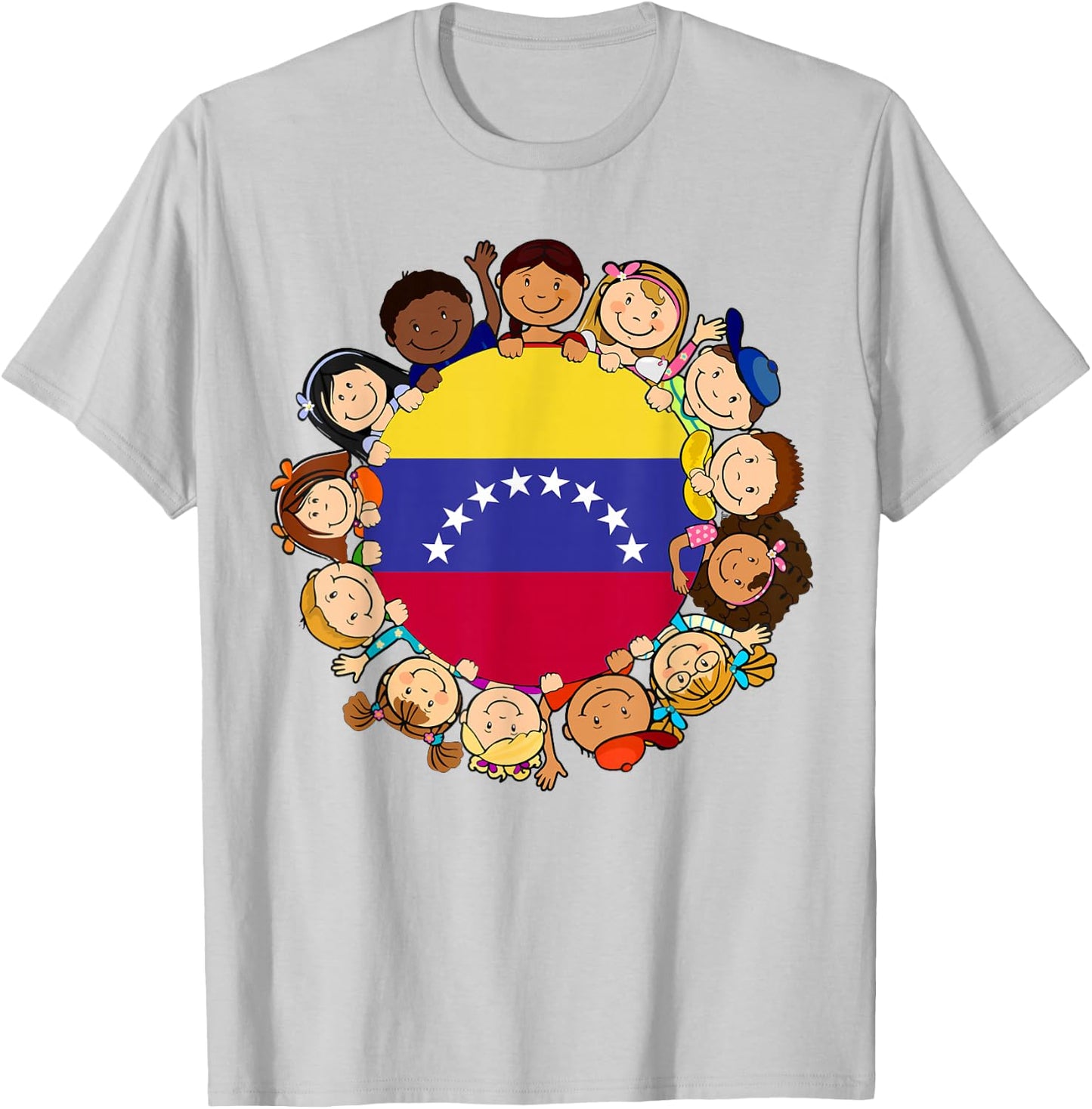 Venezuela Kids Venezuelan Flag Hispanic Heritage Month Boy T-Shirt - T-Shirt | Ash