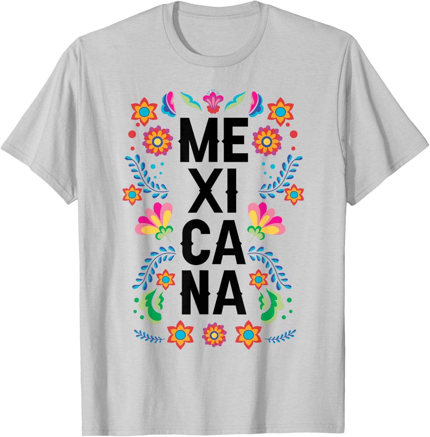 Mexicana Girl Mexican Hispanic Heritage Month Mexico Kids T-Shirt - T-Shirt | Ash