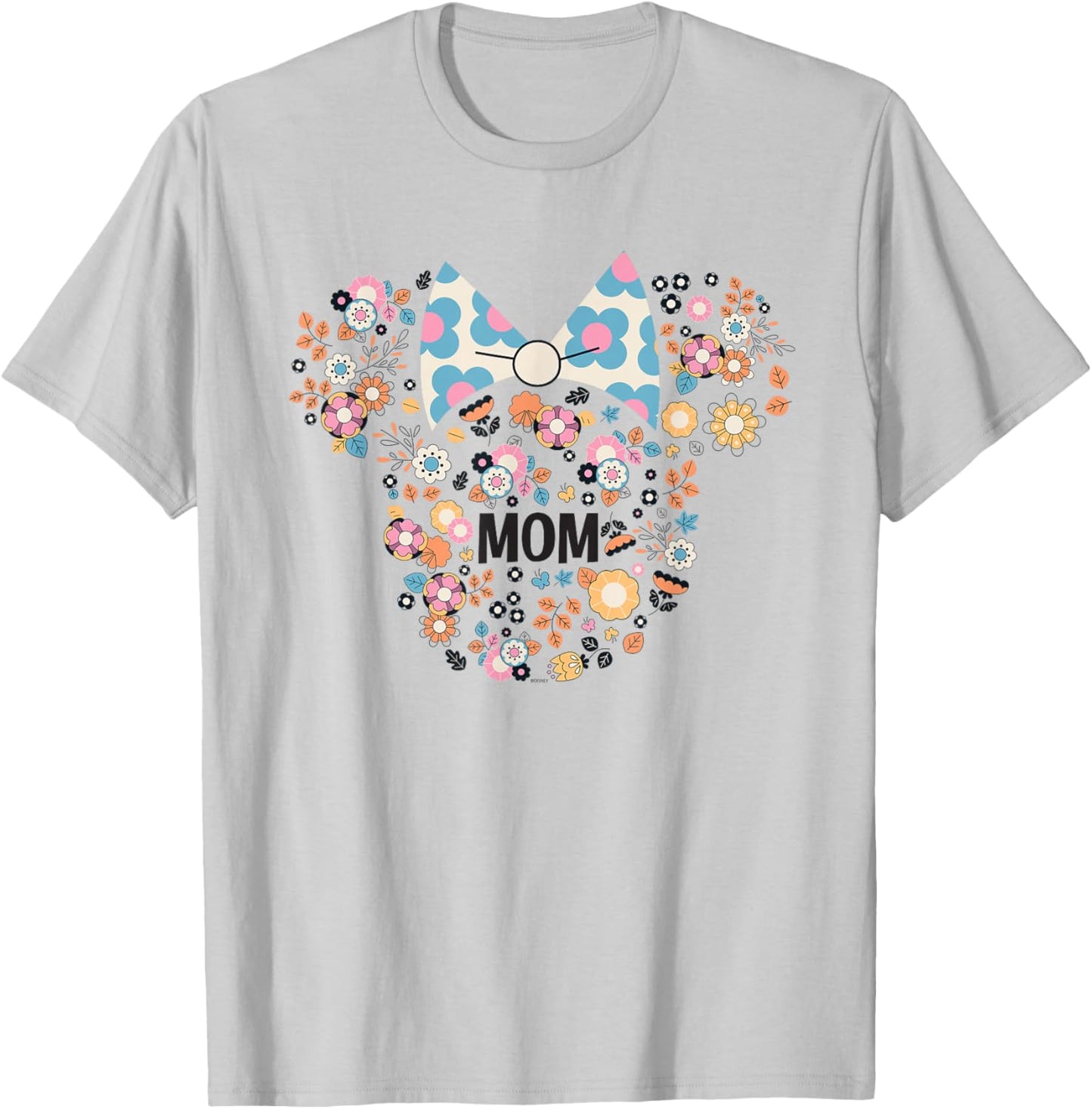 Disney Minnie Mouse Disney Mom Icon Flowers Mother’s Day Small T-Shirt - T-Shirt | Ash