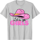 Leopard Cowboy Hat Let's Go Cowgirls Girls Western Country T-Shirt - T-Shirt | Ash