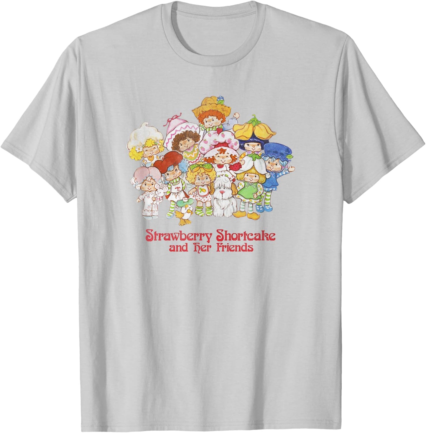 Strawberry Shortcake and Her Friends Poster T-Shirt - T-Shirt | Ash