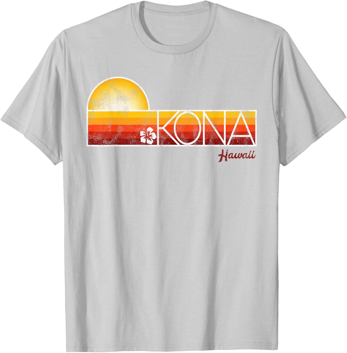 Kona Hawaii T-Shirt - T-Shirt | Ash