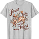 Jesus Take The Reins Vintage Cowboy T-Shirt - T-Shirt | Ash