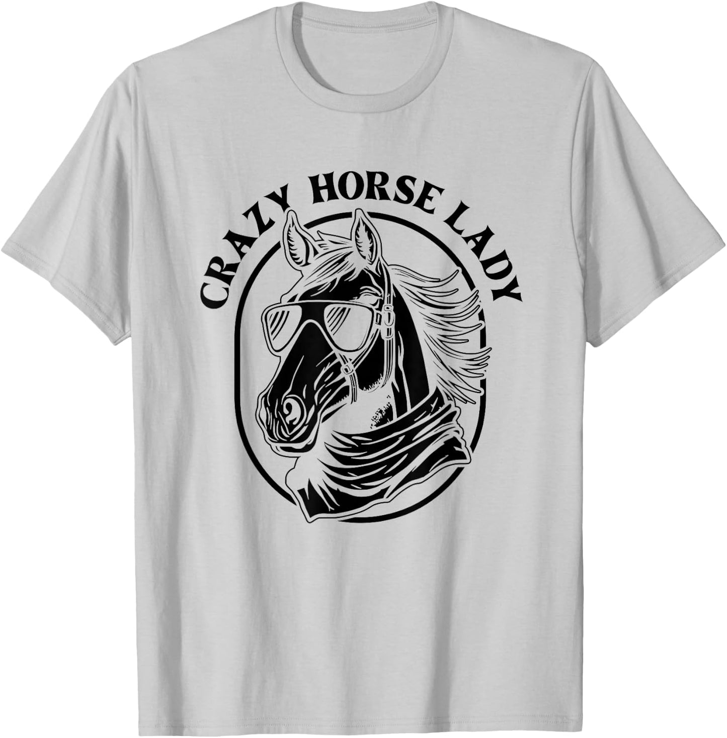 Equestrian Horse Riding Horse T-Shirt - T-Shirt | Ash