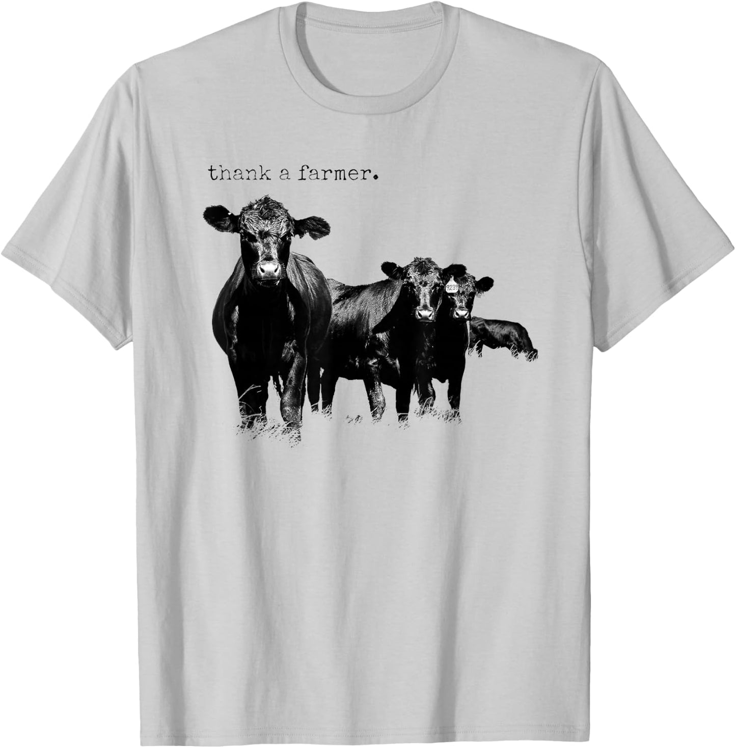 Thank a Farmer T-Shirt - T-Shirt | Ash