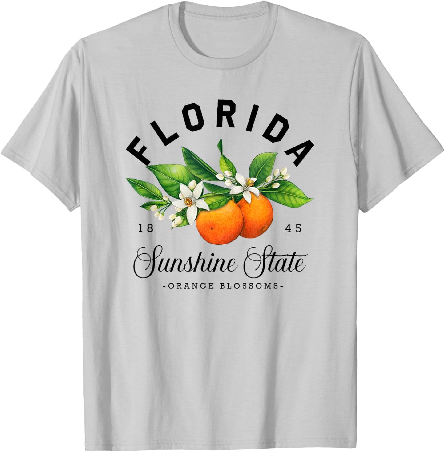 Florida Shirt, Watercolor Orange Blossoms T-Shirt - T-Shirt | Ash