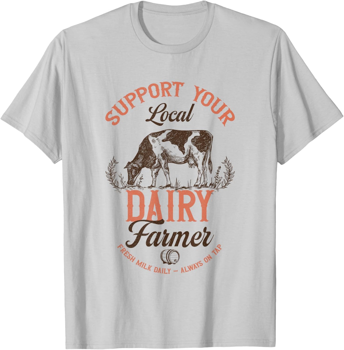 Funny Breast feeding Moms Saying New Moms Breastmilk On Tap T-Shirt - T-Shirt | Ash