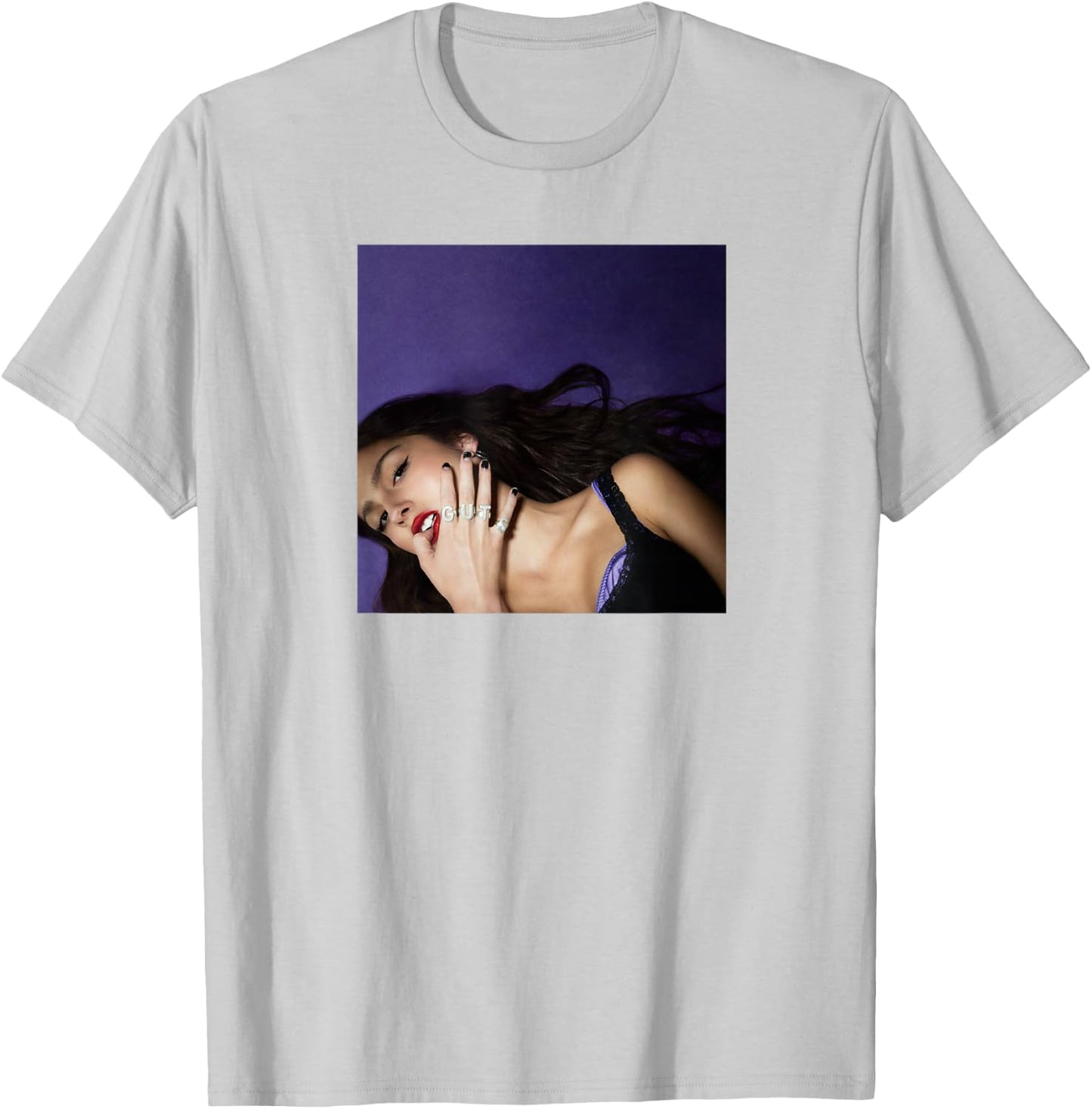 Official Olivia Rodrigo Guts Album Cover T-Shirt - T-Shirt | Ash