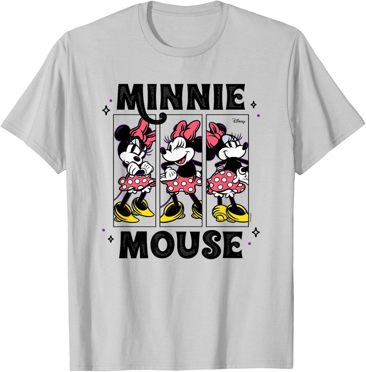 Minnie Mouse - Different Poses And Expressions T-Shirt - T-Shirt | Ash