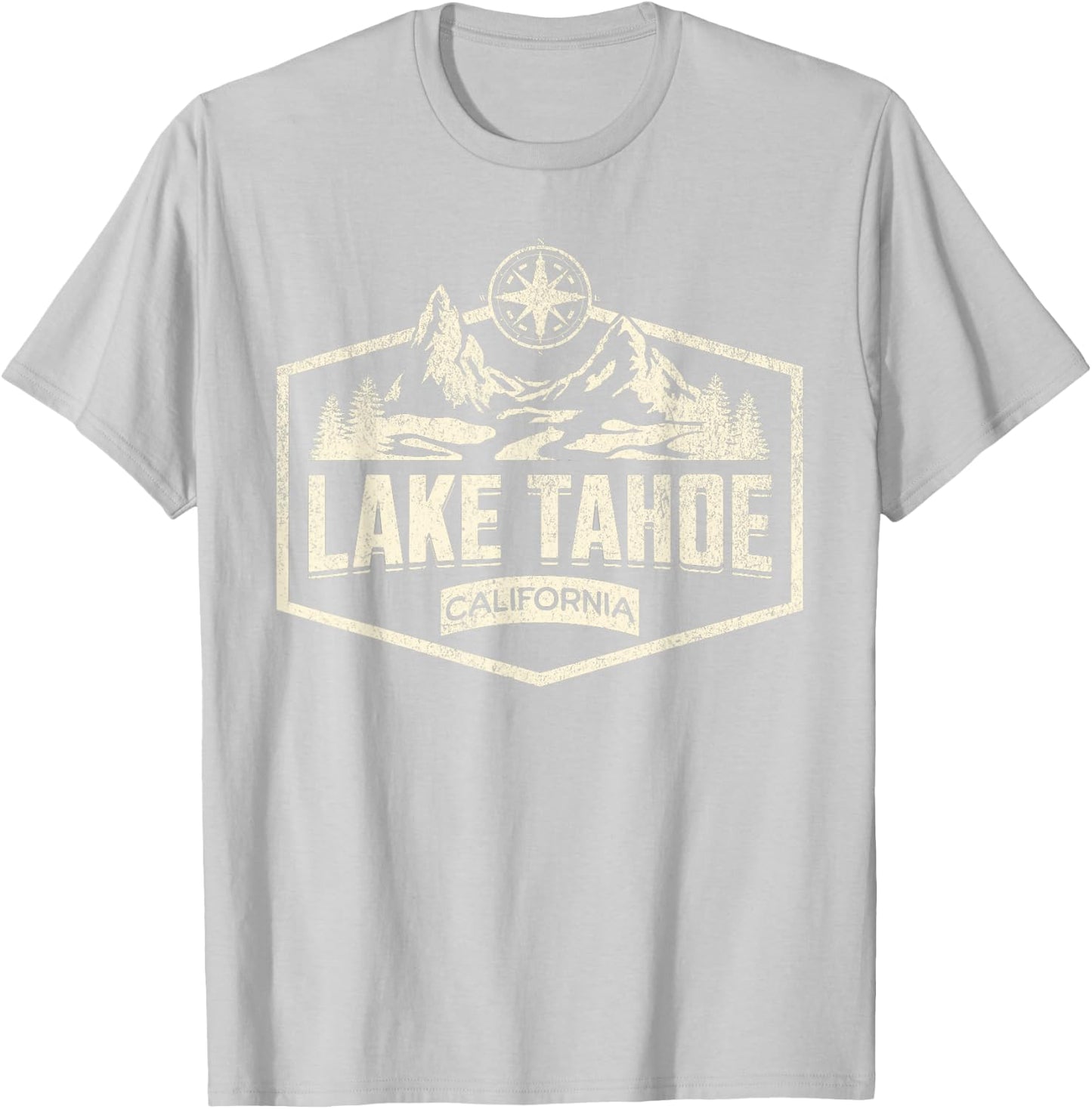Lake Tahoe California T-Shirt - T-Shirt | Ash