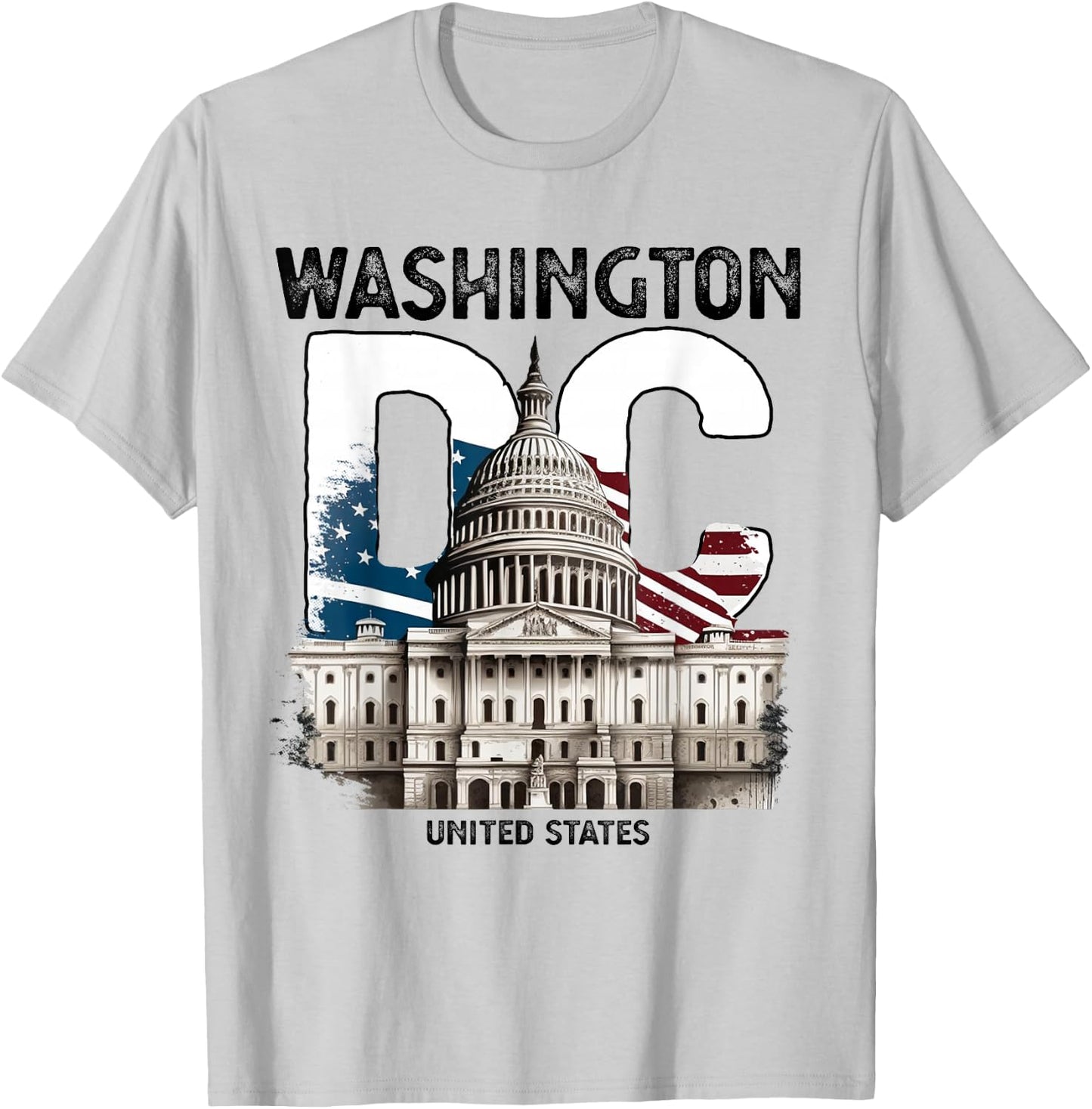 Washington DC Capitol Hill USA Souvenirs Gifts Men Women Kid T-Shirt - T-Shirt | Ash