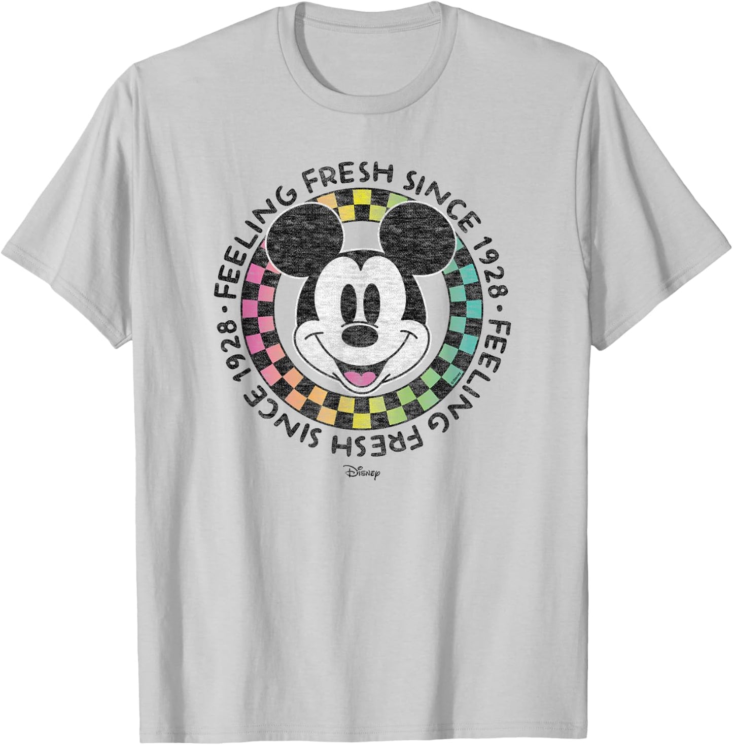 Disney - Feeling Fresh Checker T-Shirt - T-Shirt | Ash