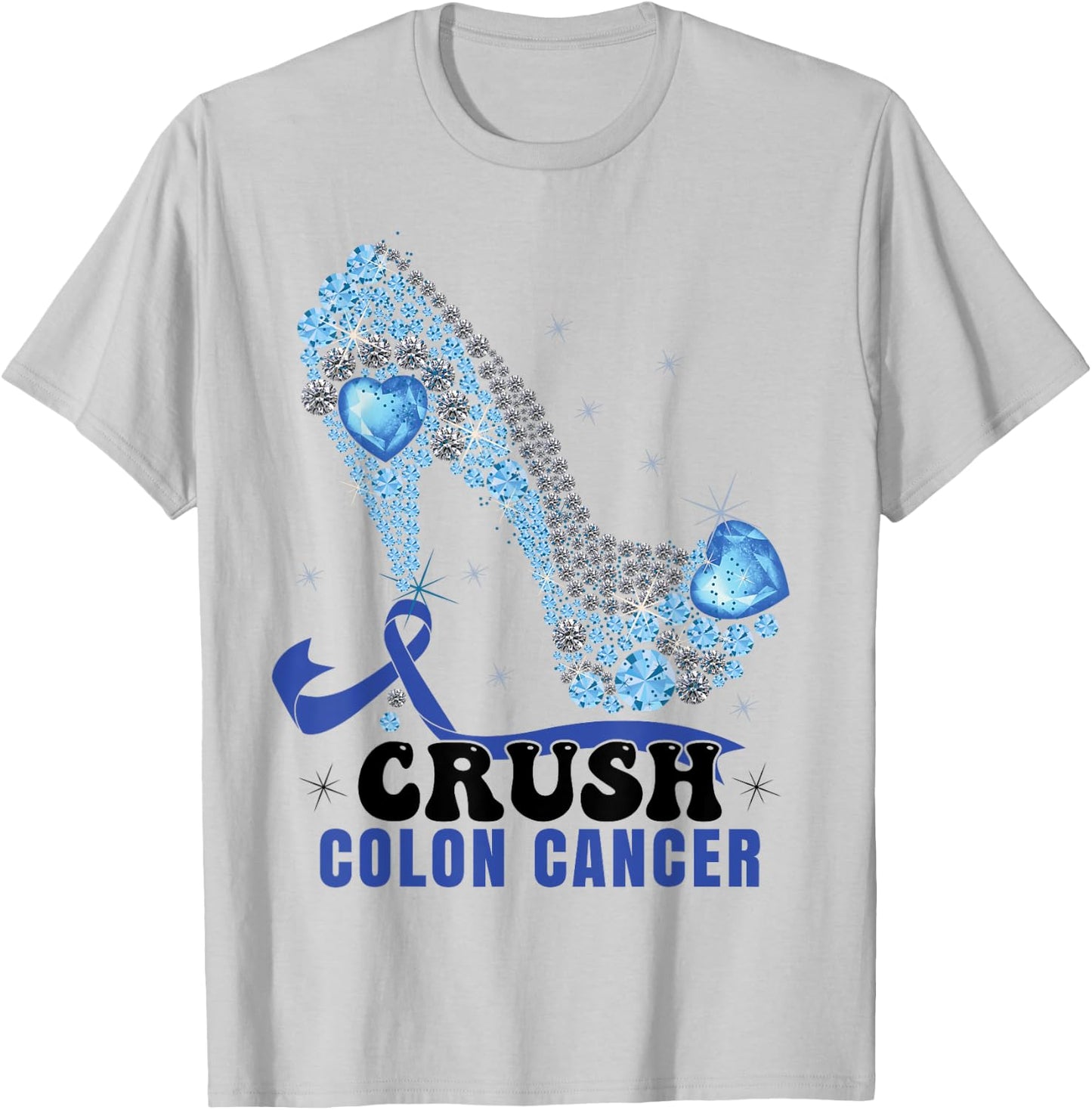 Women Colon Cancer T-Shirt - T-Shirt | Ash