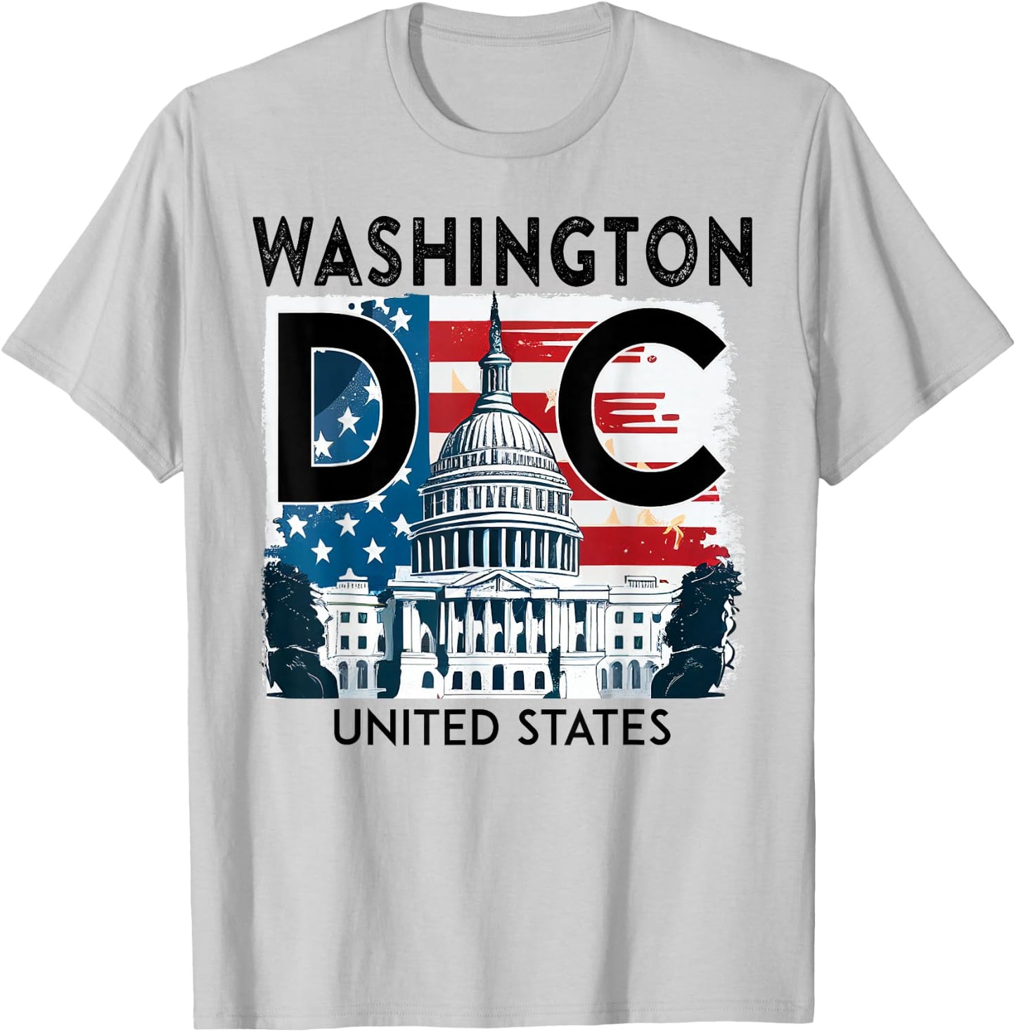 Washington DC Capitol Hill USA Souvenirs Gifts Men Women Kid T-Shirt - T-Shirt | Ash