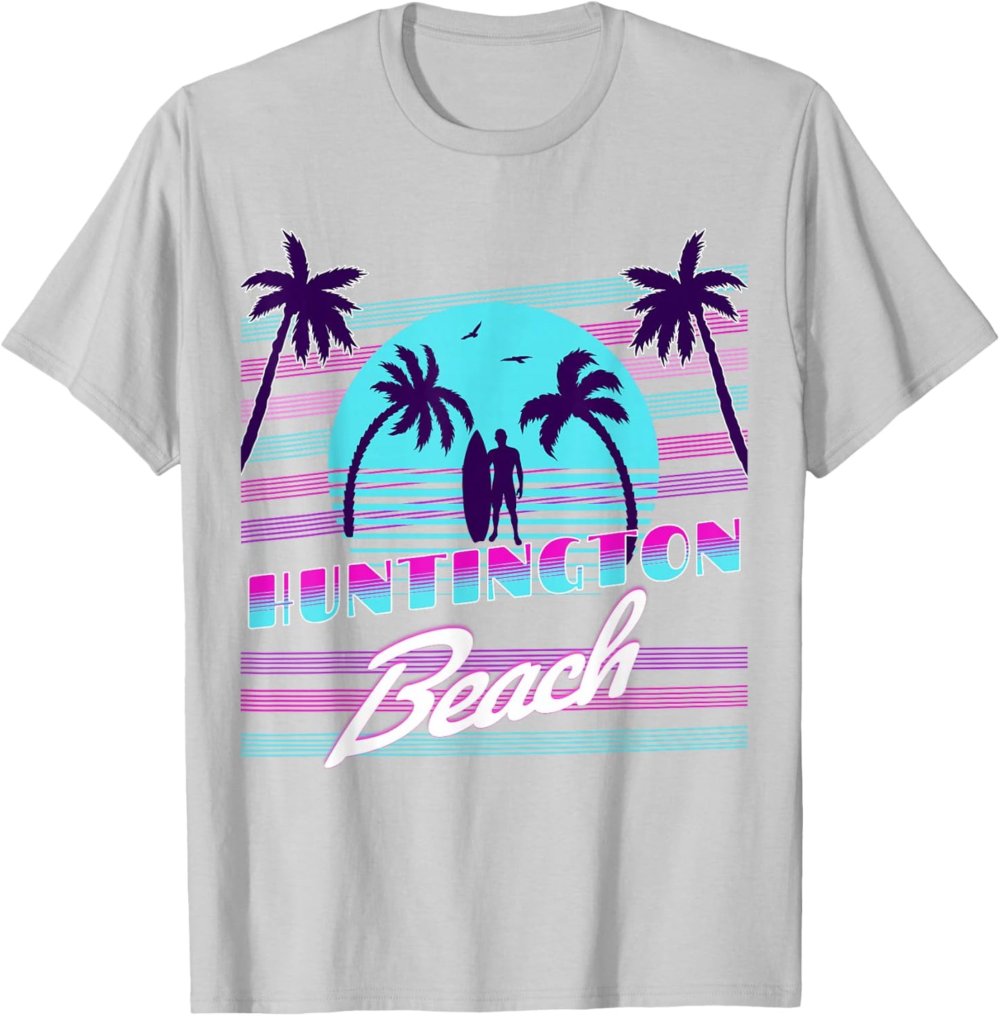 Huntington Beach T-Shirt - T-Shirt | Ash