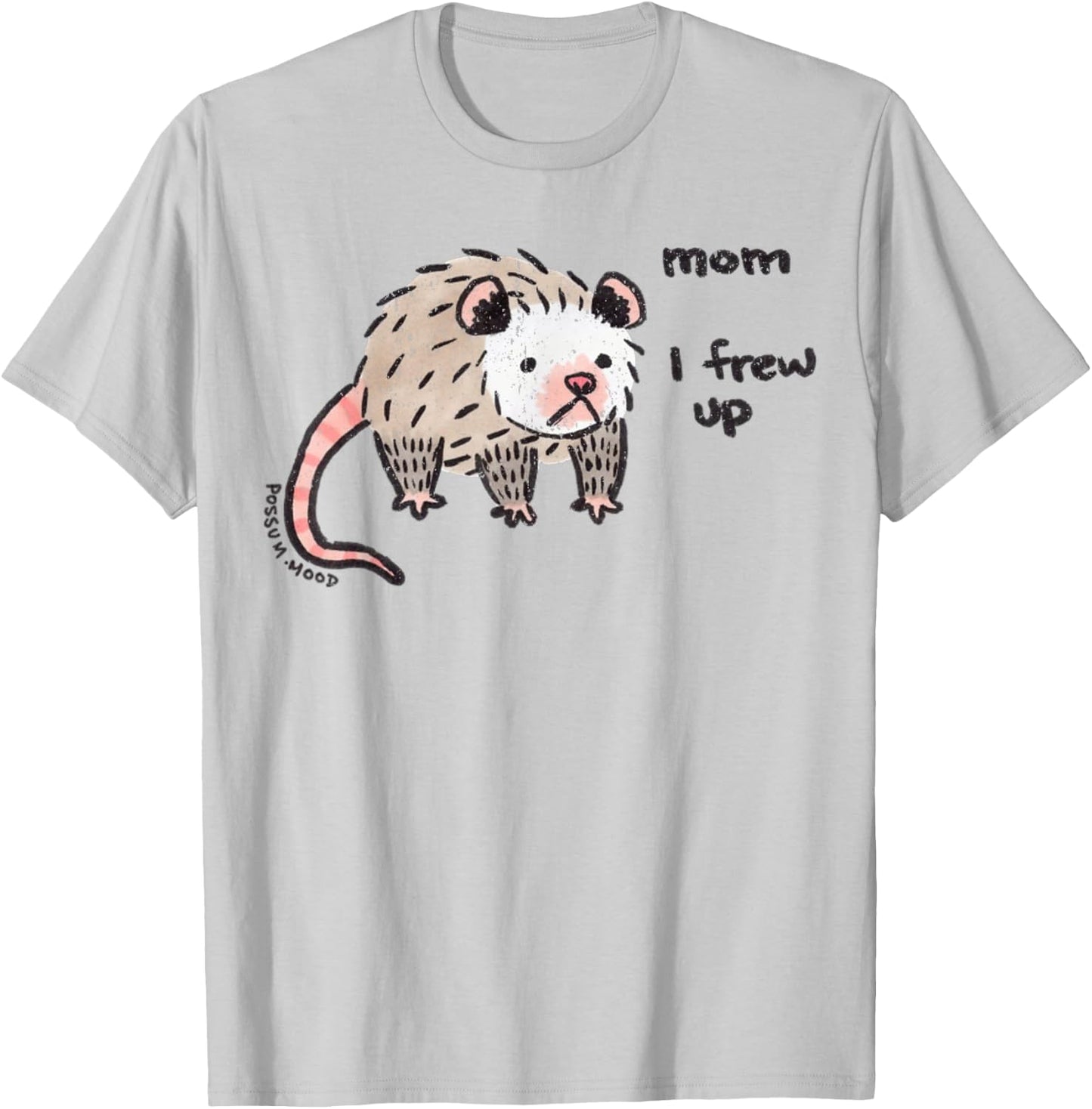 Vintage Mom I Frew Up T-Shirt - T-Shirt | Ash