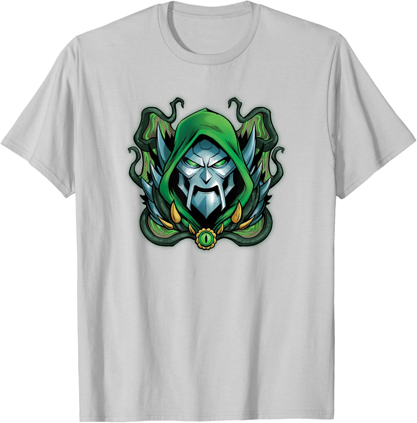 Marvel Mech Strike Doctor Doom Villainous Monster Eye T-Shirt - T-Shirt | Ash
