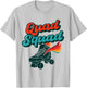 Quad Squad Shirt | Roller Derby Rollerskater Rollerskating T-Shirt - T-Shirt | Ash