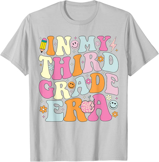 In My Third Grade Era 3rd Grade Era Teacher Back to School T-Shirt - T-Shirt | Ash