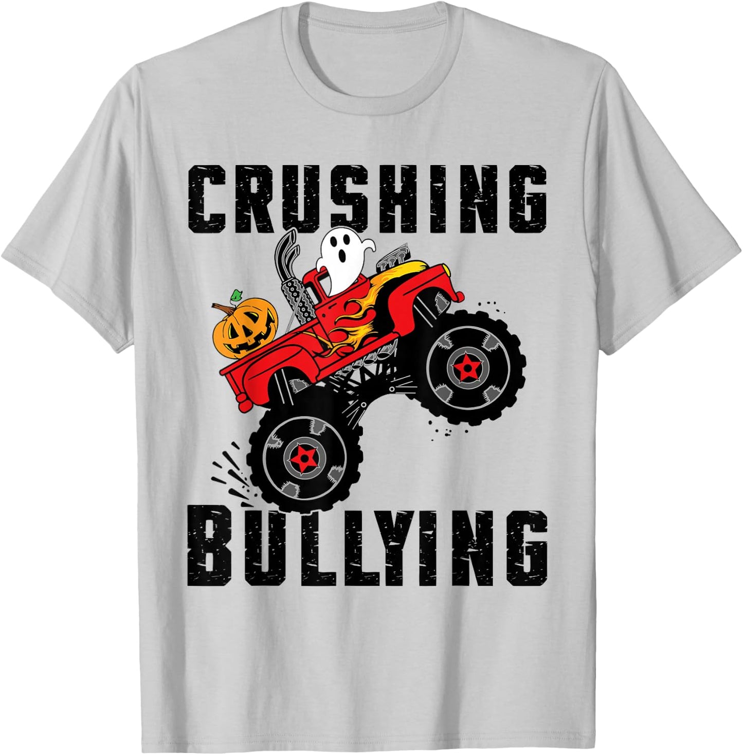 Crushing Bullying Unity Day Halloween Orange Kids Men Women T-Shirt - T-Shirt | Ash
