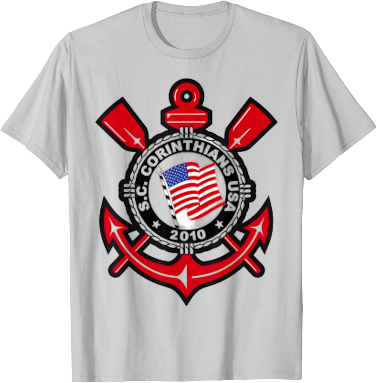 Camisa do coringa coritnhians de torcida gavioes Blusa T-Shirt - T-Shirt | Ash