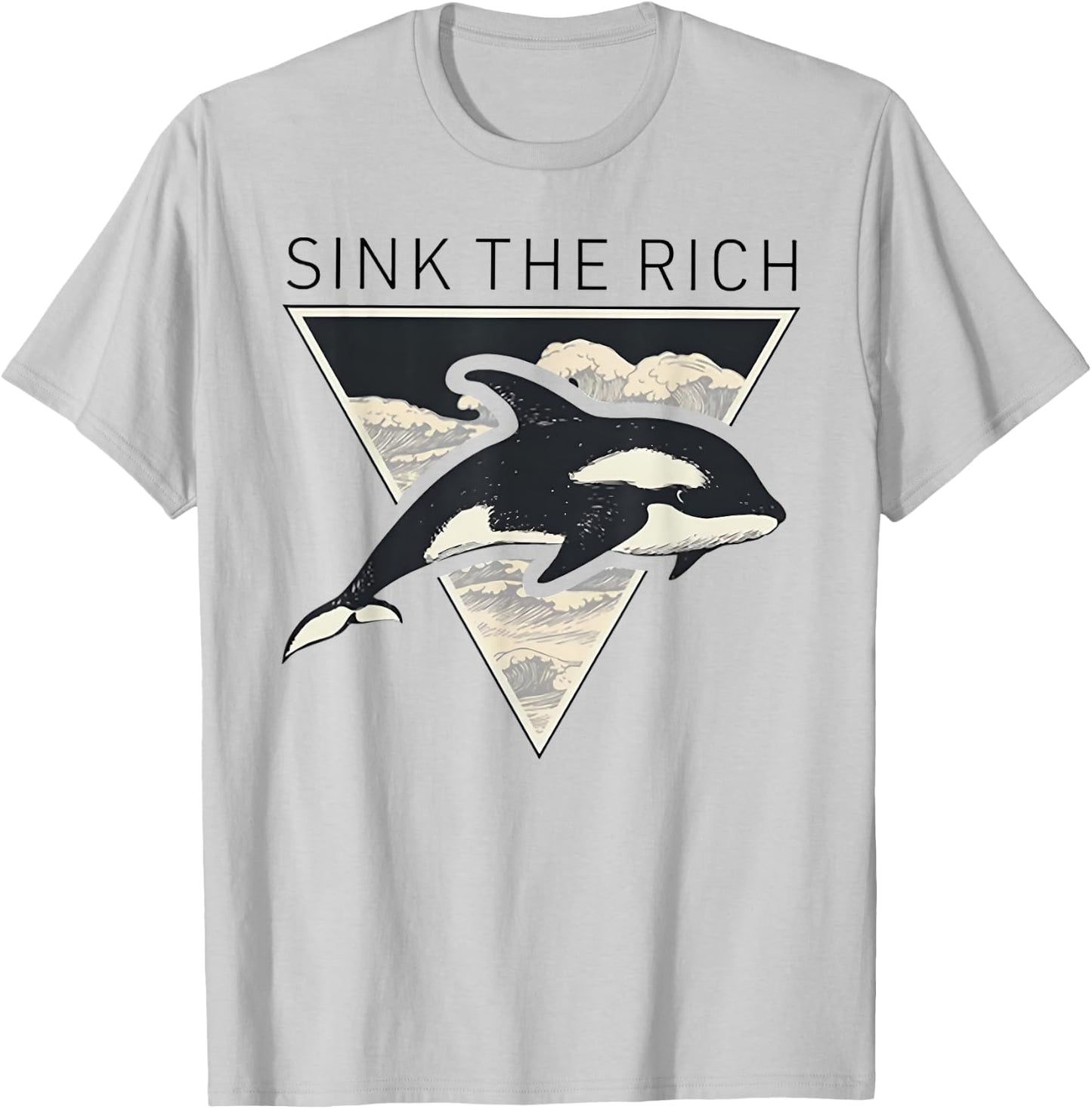 Sink The Rich - Killer Whales T-Shirt - T-Shirt | Ash