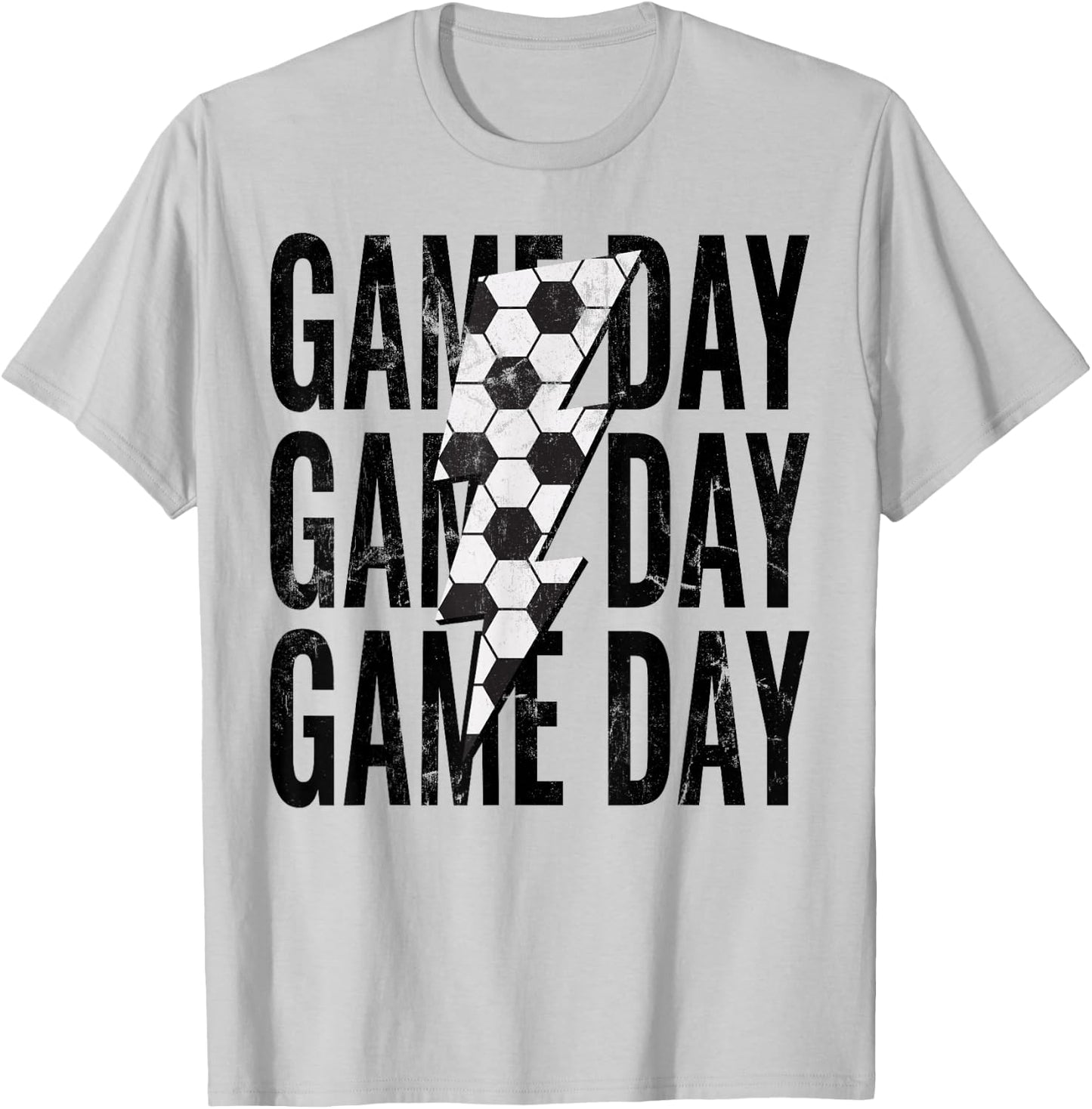 Soccer Mom Leopard Game Day Mother's Day T-Shirt - T-Shirt | Ash