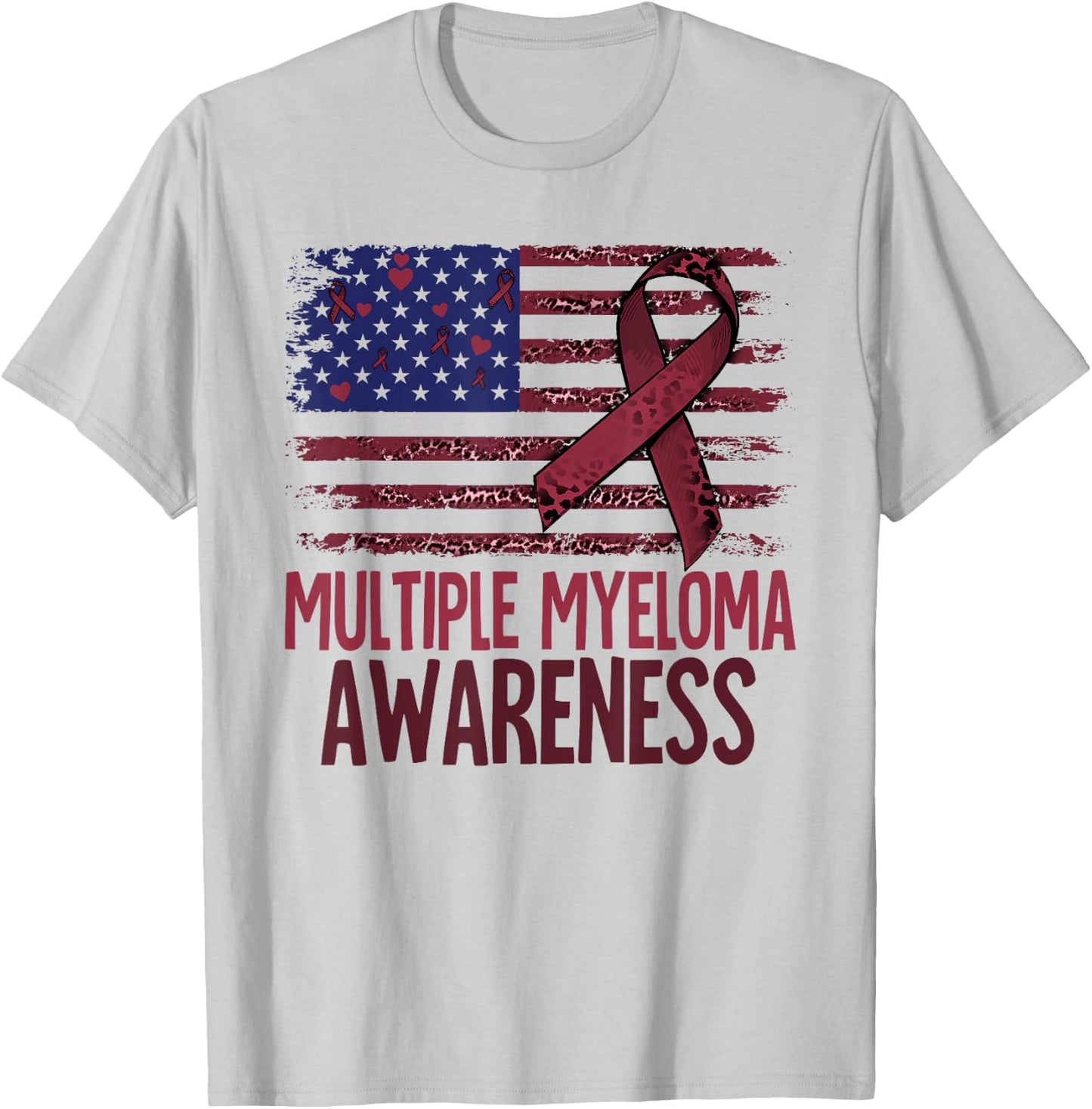 Multiple Myeloma Awareness T-Shirt - T-Shirt | Ash
