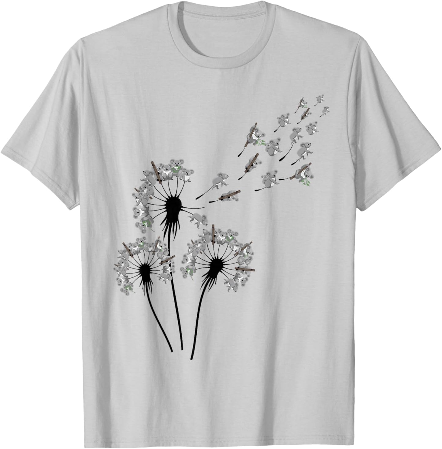 Dandelion Koala Bears Stuff for Koala Lover | Koala T-Shirt - T-Shirt | Ash