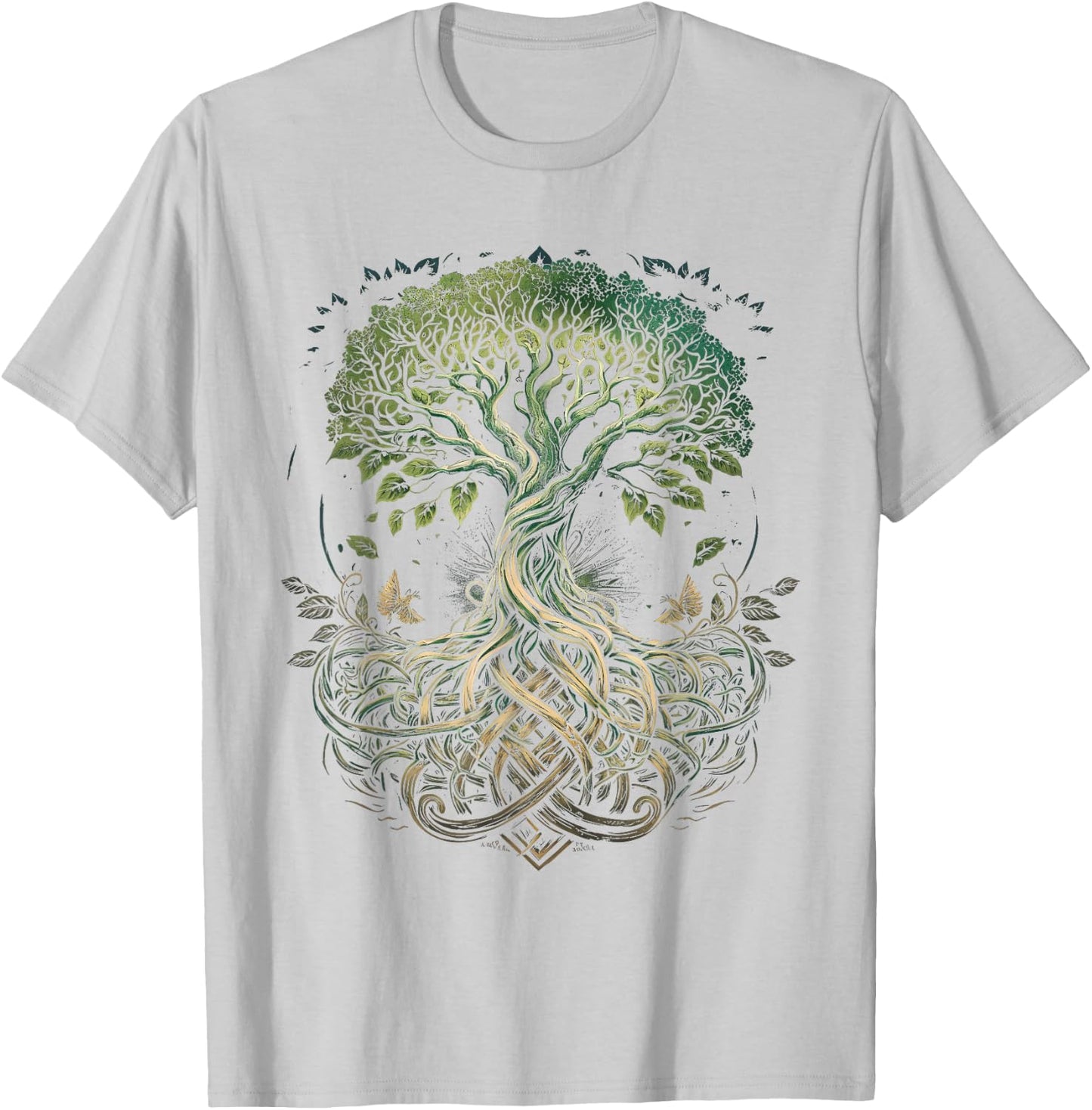 Tree of Life Yggdrasil Viking Midgard Thor Walhalla T-Shirt - T-Shirt | Ash