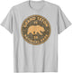 Retro Grand Teton National Park Wyoming Souvenir Hiking T-Shirt - T-Shirt | Ash