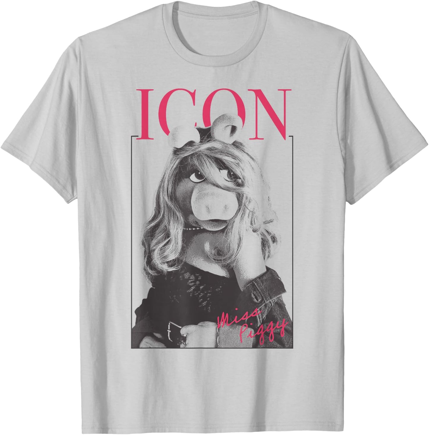 Disney The Muppets Miss Piggy Icon Magazine Poster T-Shirt - T-Shirt | Ash