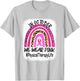Physical Therapy Rainbow Women Breast Cancer Awareness T-Shirt - T-Shirt | Ash