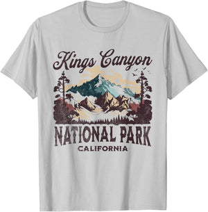 Kings Canyon National Park T-Shirt - T-Shirt | Ash