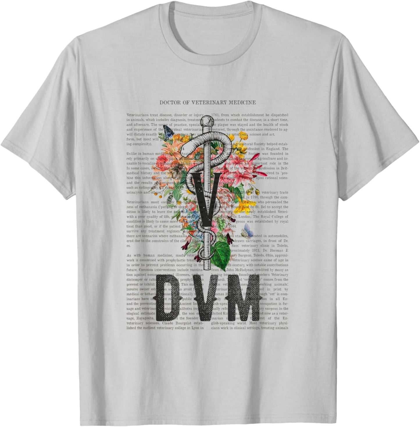 Doctor of Veterinary Medicine DVM Veterinarian & Vet Tech T-Shirt - T-Shirt | Ash