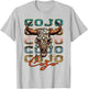 Vintage Rodeo Cojo Western Deserts Bull-Skull Cowhide Cojo T-Shirt - T-Shirt | Ash