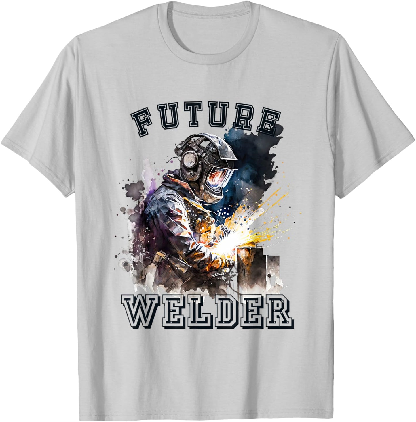 Future Welder Costume Welding Welder for Adults and Kids T-Shirt - T-Shirt | Ash