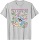 Disney Lilo & Stitch Aloha Tropic Surf Stitch T-Shirt - T-Shirt | Ash